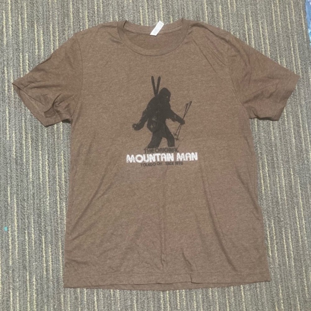 Bella Canvas Brown Graphic Tee